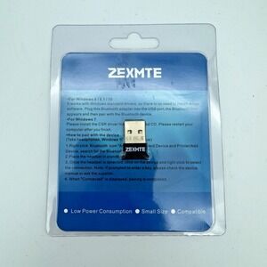 NEW ZEXMTE USB Adapter Dongle Bluetooth Receiver Transfer Low Energy Wireless
